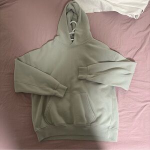 A&F sage green hoodie
